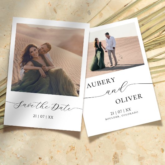 Moderne foto Save the Date Wedding