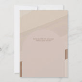 Moderne foto save the dates trouwkaart kaart (Achterkant)