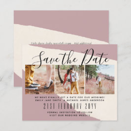 Moderne FOTO Save the Dates van LeahG BUDGET