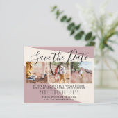 Moderne FOTO Save the Dates van LeahG BUDGET (Staand voorkant)