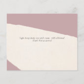 Moderne FOTO Save the Dates van LeahG BUDGET (Achterkant)