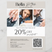 Moderne Foto Schoonheidssalon Nagelstylist Flyer (Voorkant)