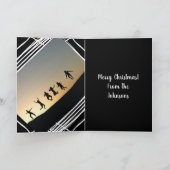 Moderne foto Sjabloon zwart-wit kerstmis (Binnen)