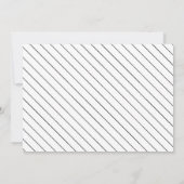 Moderne foto Sla de uitnodiging voor datumbruiloft (Achterkant)