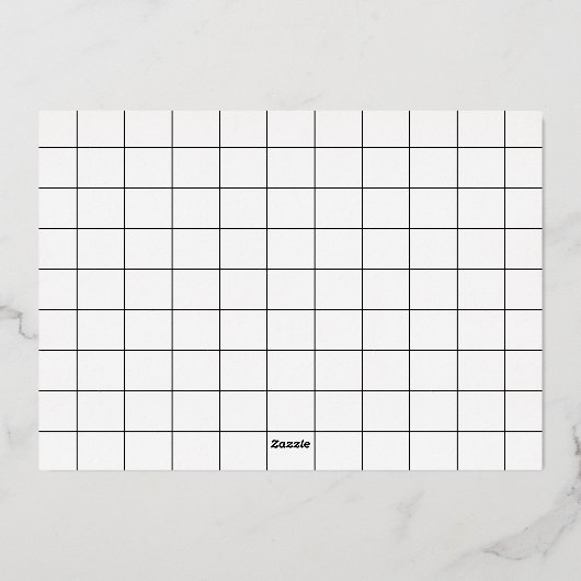 Moderne foto slaat de naam van de oude Folie op Folie Uitnodiging (Achterkant)