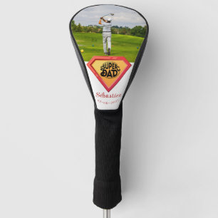 Moderne foto super dad Golf Head Hoesje Golfheadcover