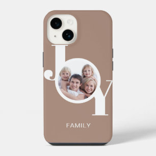 Moderne Foto Taupe iPhone 14 Hoesje