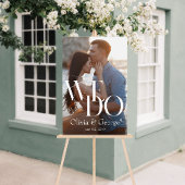 Moderne foto trouwfeest Acryl welkom bord