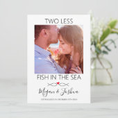 Moderne foto | Twee minder vissen in het Verloving Aankondiging (Staand voorkant)
