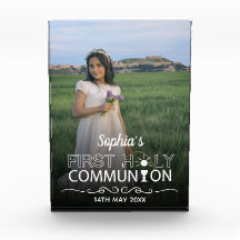 Moderne foto Typografie Eerste Heilige Communie