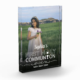 Moderne foto Typografie Eerste Heilige Communie