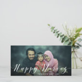 Moderne foto-typografie Gelukkig Norooz Nieuwjaar (Staand voorkant)