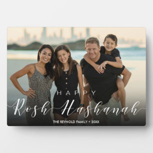 Moderne Foto Typografie Rosh Hashanah Nieuwjaar Fotoplaat