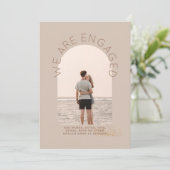 MODERNE FOTO UITNODIGING - Gemengde Kleuren (Staand voorkant)