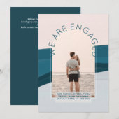 MODERNE FOTO UITNODIGING - Gemengde Kleuren (Voorkant / Achterkant)