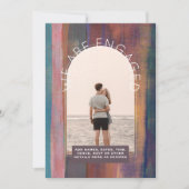 MODERNE FOTO UITNODIGING - Gemengde Kleuren (Voorkant)