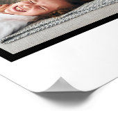 Moderne foto van 4 honden - gepersonaliseerd colla poster (Hoek)