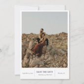 Moderne foto van afbeeldingen save the date (Voorkant)
