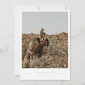Moderne foto van afbeeldingen save the date (Voorkant)