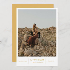 Moderne foto van afbeeldingen save the date