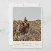 Moderne foto van afbeeldingen save the date (Voorkant)