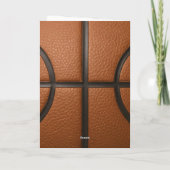 Moderne foto van basketbalteamcoach bedankkaart (Achterkant)