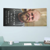 Moderne foto van begrafenis | Viering van het leve Spandoek (Beurs)