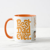 Moderne foto van beste hond papa mok (Links)
