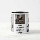 Moderne foto van beste hond papa mok (Midden)