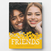 Moderne foto van beste vrienden fotoplaat (voorkant)