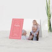 Moderne foto van Birthday Card voor oma Kaart (Voorkant)