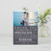 Moderne foto van Chalkboard Weddenschap Hartelijk  Kaart (Staand voorkant)