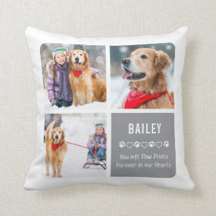Moderne foto van Collage Pet Memorial Kussen