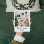 Moderne foto van eenvoudige familie | Vrolijk kers<br><div class="desc">Moderne foto van eenvoudige familie | Vrolijk kerstfeest</div>