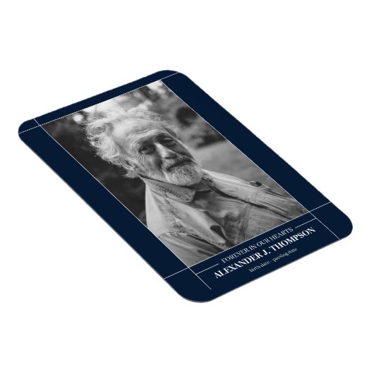 Moderne foto van geheugen-begrafenis magneet (Rechterzijde)