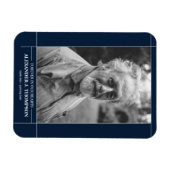 Moderne foto van geheugen-begrafenis magneet (Horizontaal)