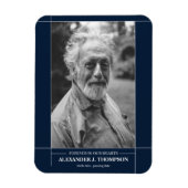 Moderne foto van geheugen-begrafenis magneet (Verticaal)