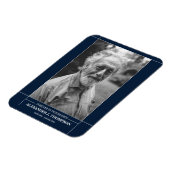 Moderne foto van geheugen-begrafenis magneet (Linkerzijde)