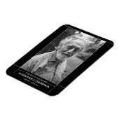 Moderne foto van geheugen-begrafenis magneet (Linkerzijde)