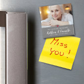 Moderne foto van het liefdevol geheugen magneet