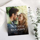 Moderne foto van M Verticaal beeld Opslaan Datum Kaart