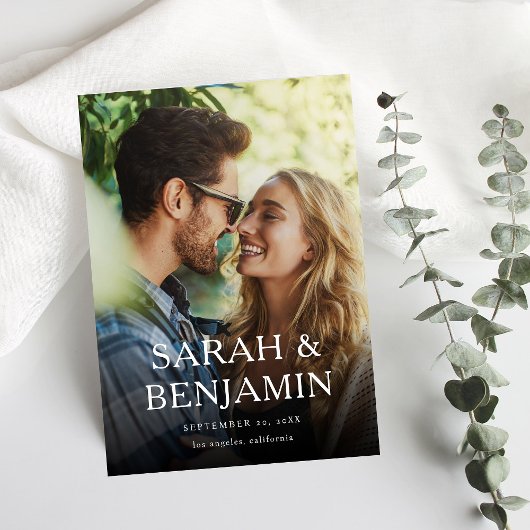 Moderne foto van M Verticaal beeld Opslaan Datum Kaart