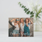 Moderne foto van paasmakerij briefkaart (Staand voorkant)