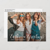 Moderne foto van paasmakerij briefkaart (Voorkant / Achterkant)