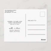 Moderne foto van paasmakerij briefkaart (Achterkant)