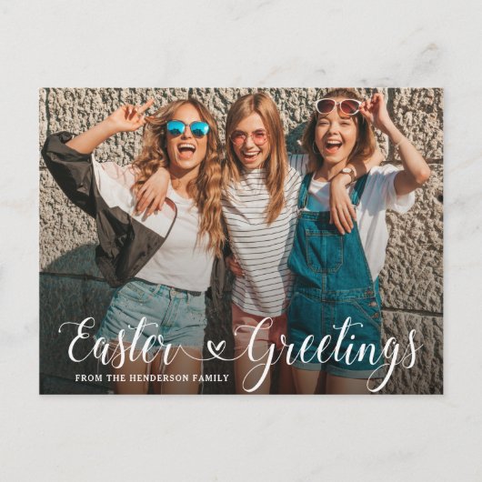 Moderne foto van paasmakerij briefkaart (Voorkant)