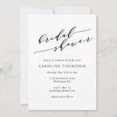 Moderne foto van zwart-wit Vrijgezellenfeest Kaart (Voorkant)