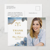 Moderne FOTO Verpleegkunde School Afstuderen Dank  Briefkaart (Voorkant / Achterkant)