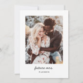 Moderne foto vers van het Vrijgezellenfeest van de Kaart (Achterkant)