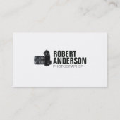 Moderne foto-Visitekaartje voor fotografen Visitekaartje (Achterkant)